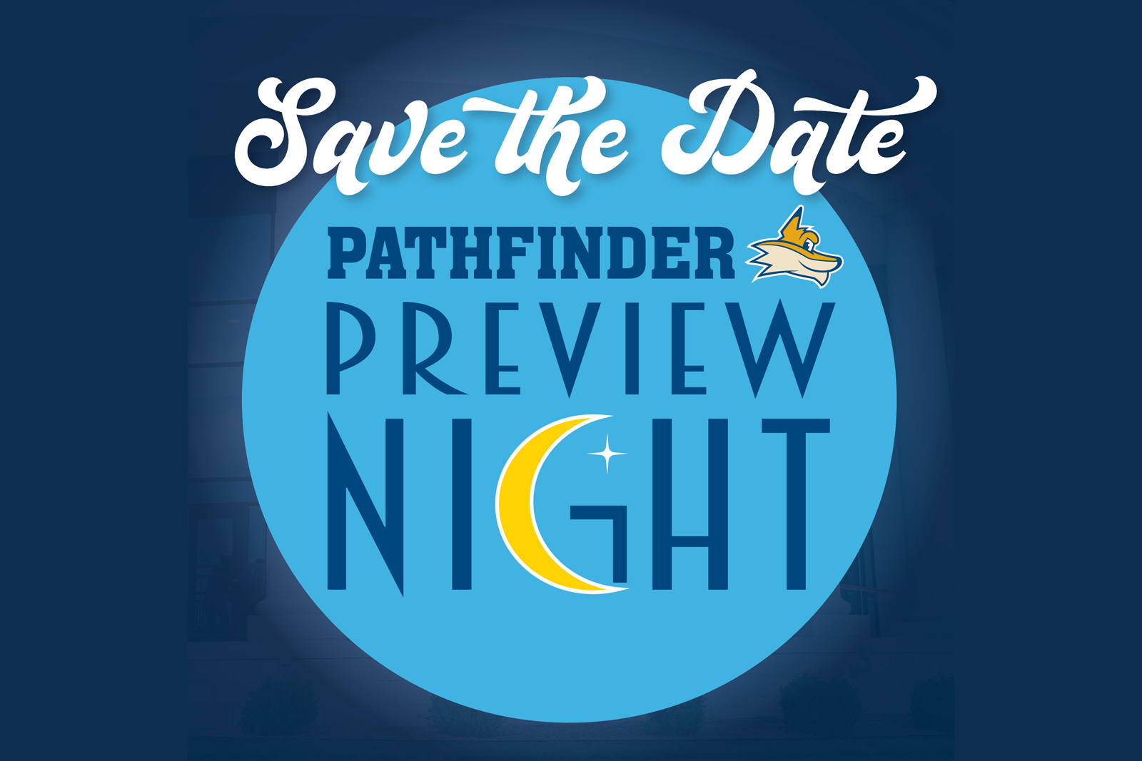 Words save the date for Pathfinder Preview Night