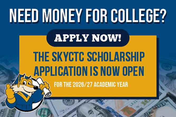 Need money for college? The SKYCTC scholrship application is now open.