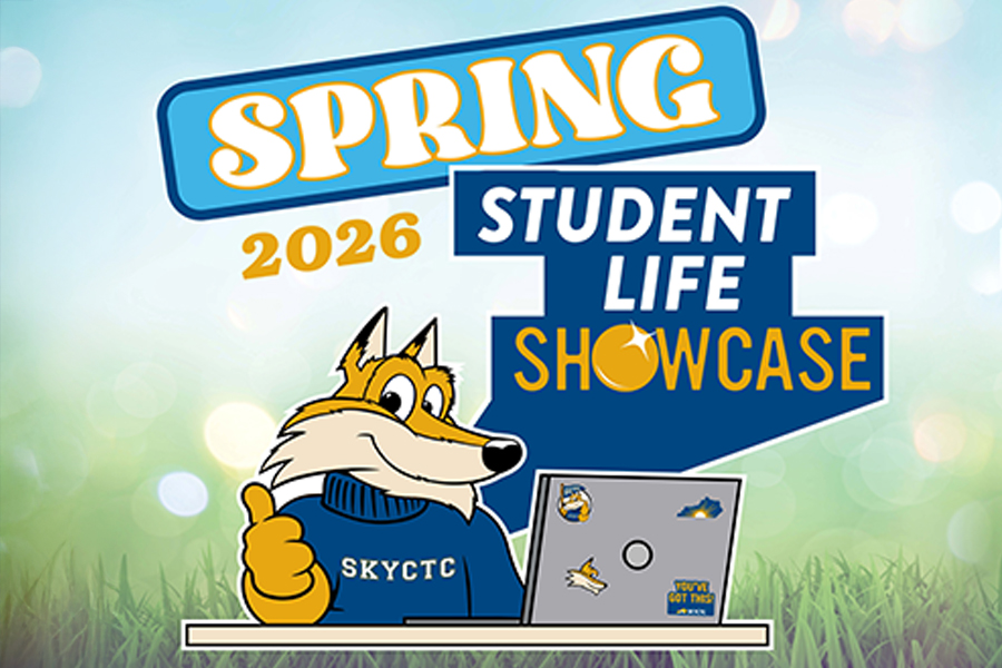 Pathfinder pointing finger up with words: Spring Student Life Showcase 2026Student Leadership 
