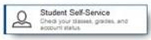 Student Self-Service button located in MyPath.