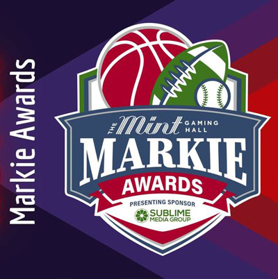 AMA Markie Awards logo with words Mint Gaming Hall Markie Awards