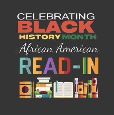 Word Celebrating Black History Month, African American Read-in