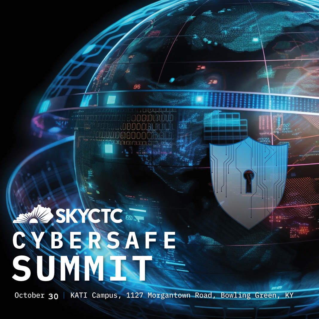 globe with words CyberSafe Summit 
