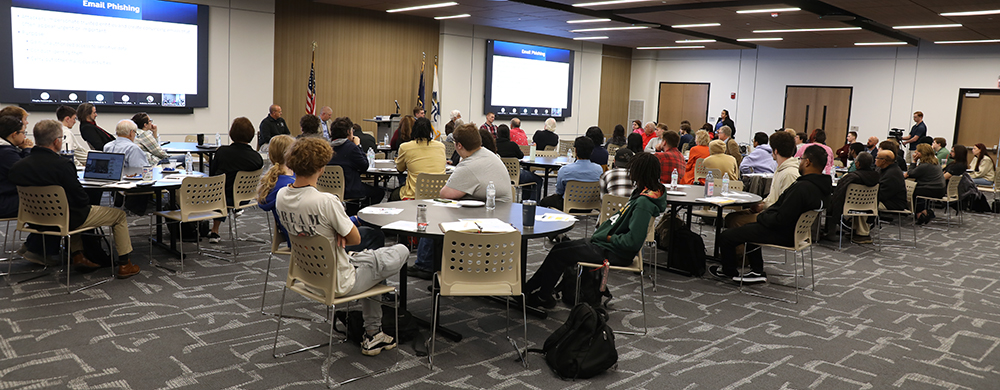 Group of people attending the CyberSafe Summit
