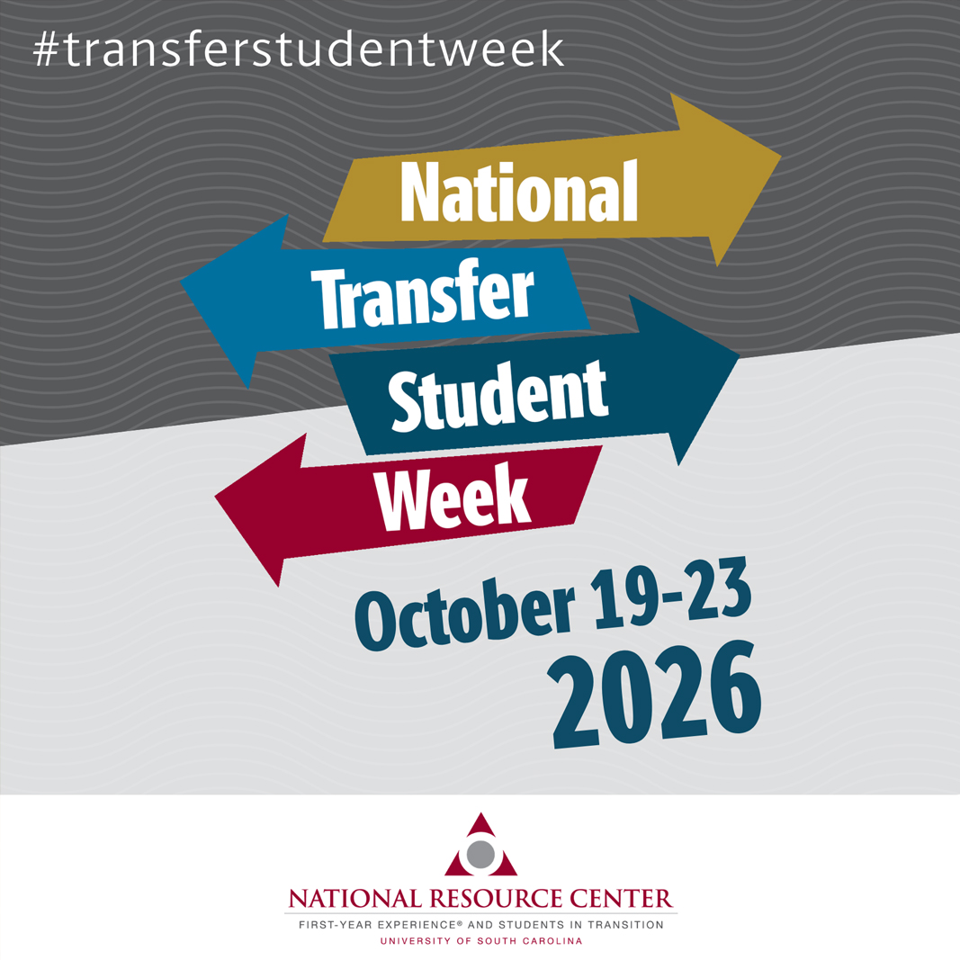 graphic that has arrows that say National Student Transfer Week October 19 thru 23.