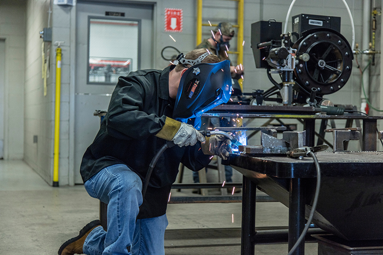 welder welding